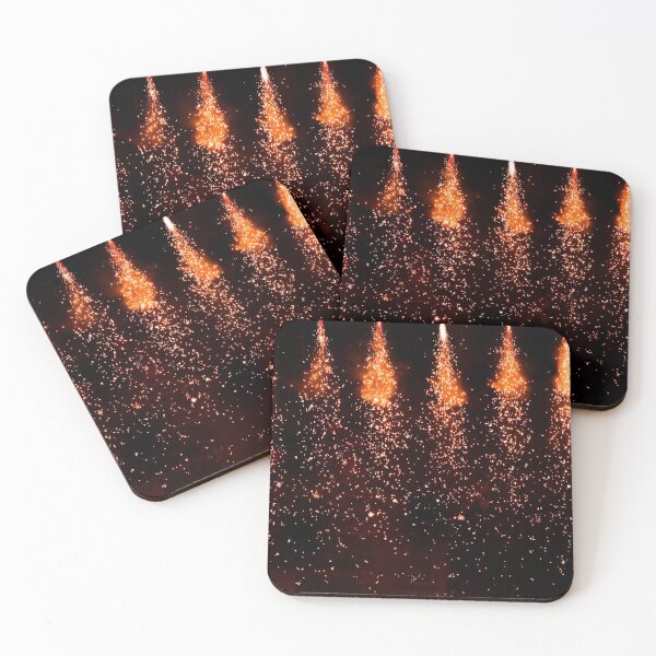 Item preview, Orange sparkling theatre lights designed and sold by Photopat.