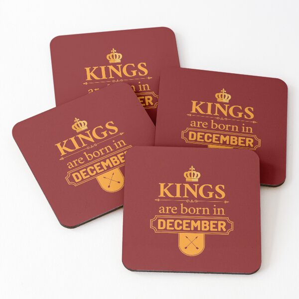 Item preview, Kings Are Born In December | Birthday Gift | designed and sold by Minimalwiz.