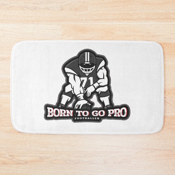 Item preview, Born to Go Pro Football Player designed and sold by Spicy Chilli.