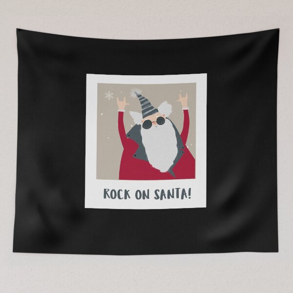 Item preview, Rock On Santa Christmas designed and sold by jacks-tees.