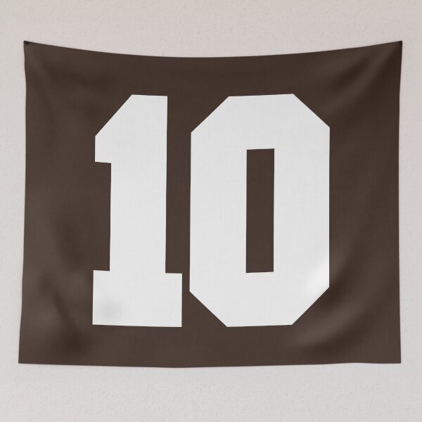 Item preview, 10 Number Cleveland Sports Ten Brown Jersey designed and sold by HelloFromAja.