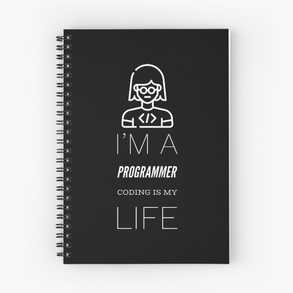 Item preview, I'm A Programmer Coding Is My Life (white) designed and sold by Stornu2Ruedas.