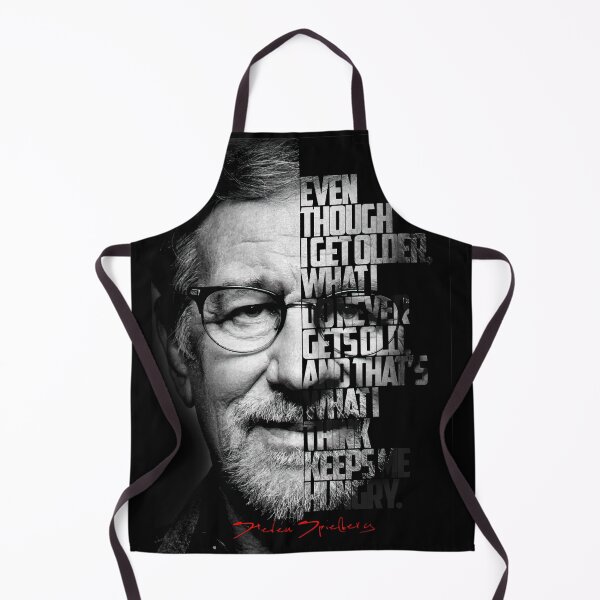 Item preview, Black and white Steven Speilberg quote poster designed and sold by Enea Kelo.