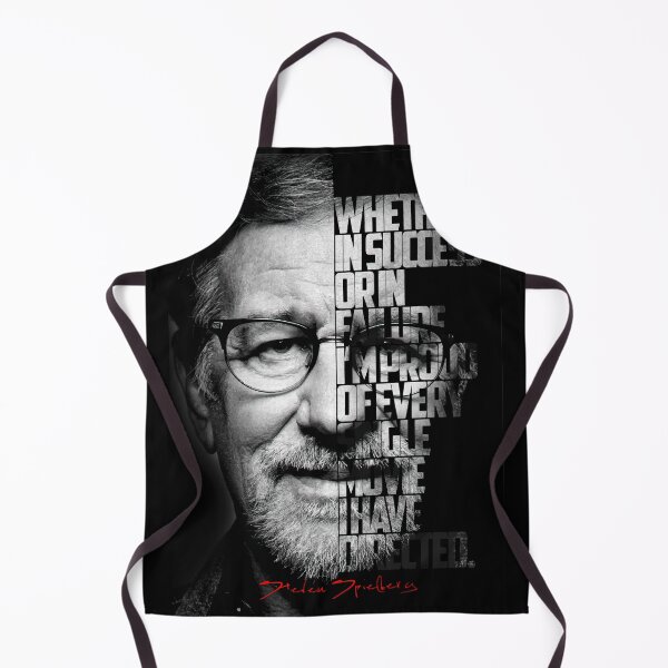 Item preview, Black and white Steven Speilberg quote poster designed and sold by Enea Kelo.