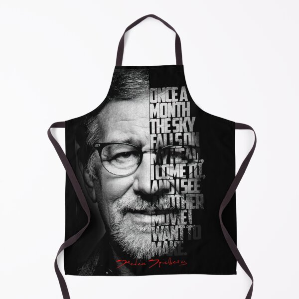 Item preview, Black and white Steven Speilberg quote poster designed and sold by Enea Kelo.