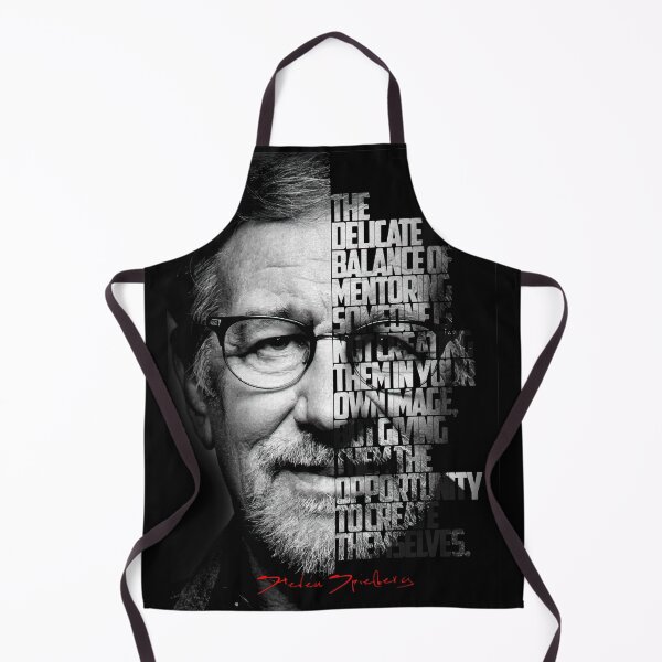 Item preview, Black and white Steven Speilberg quote poster designed and sold by Enea Kelo.