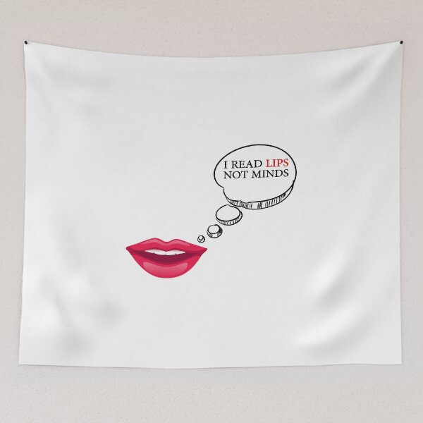 Item preview, I read lips, not minds hearing impaired  designed and sold by zazluxe.