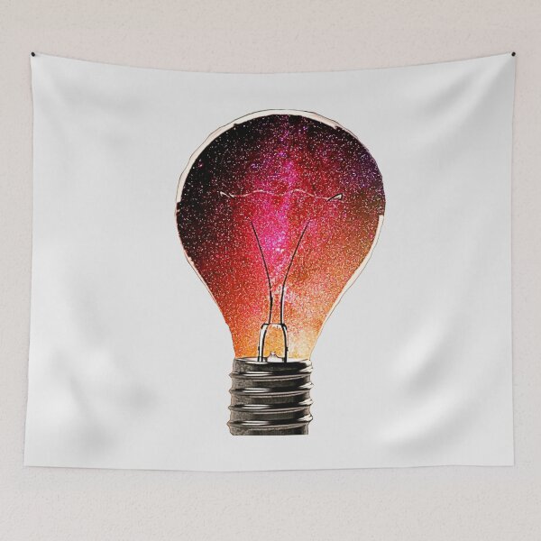 Item preview, galaxy lightbulb designed and sold by artjojo.