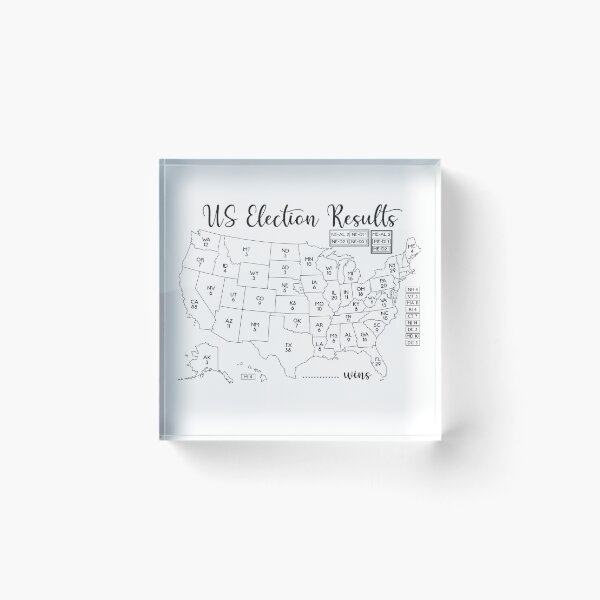 Item preview, US 2020 ELECTION COLOURING MAP  designed and sold by artsy-cici.