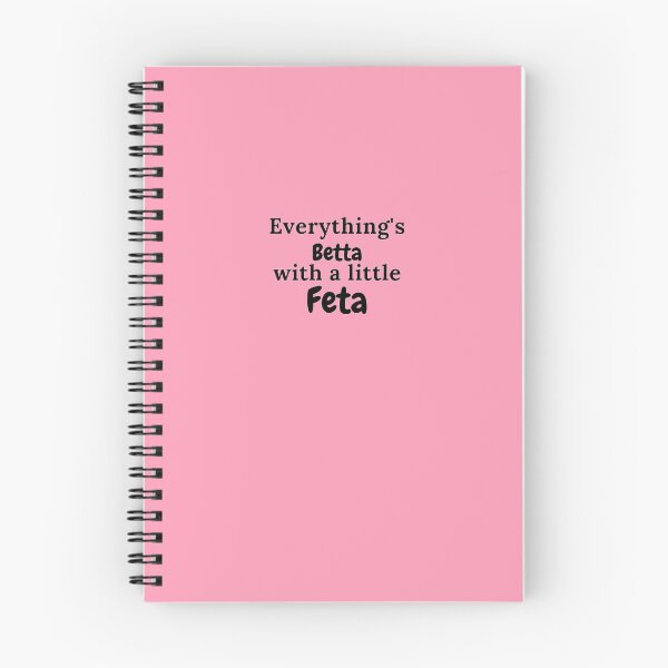 Item preview, Everything's Betta With a Little Feta Greek Quotes Gifts designed and sold by TheGreekGuy.