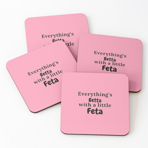 Item preview, Everything's Betta With a Little Feta Greek Quotes Gifts designed and sold by TheGreekGuy.