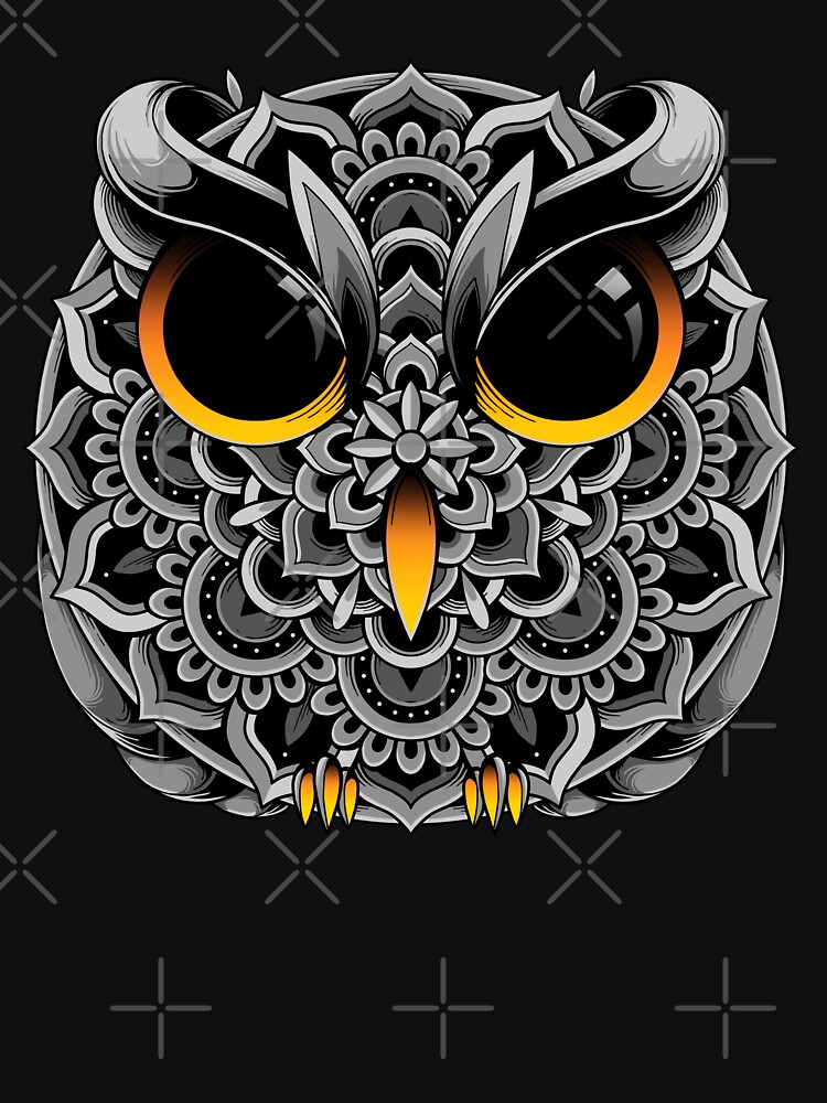 Owl Mandala by GODZILLARGE