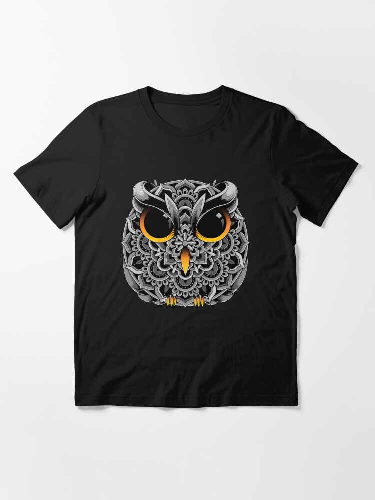 Alternate view of Owl Mandala Essential T-Shirt