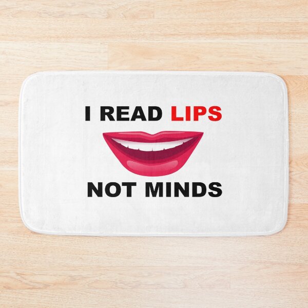 Item preview, I read lips, not minds hearing impaired  designed and sold by zazluxe.