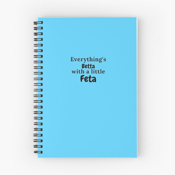 Item preview, Everything's Betta With a Little Feta Greek Quotes Gifts designed and sold by TheGreekGuy.