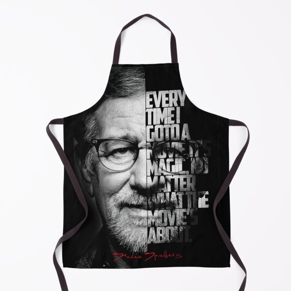 Item preview, Black and white Steven Speilberg quote poster designed and sold by Enea Kelo.