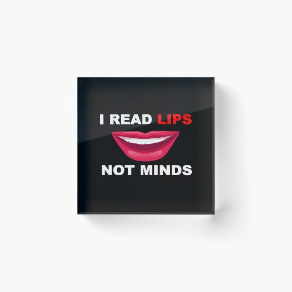 Item preview, I read lips, not minds hearing impaired  designed and sold by zazluxe.