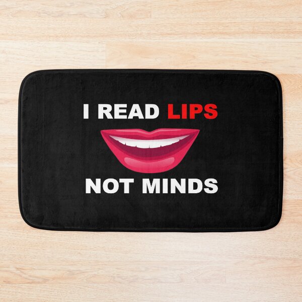 Item preview, I read lips, not minds hearing impaired  designed and sold by zazluxe.