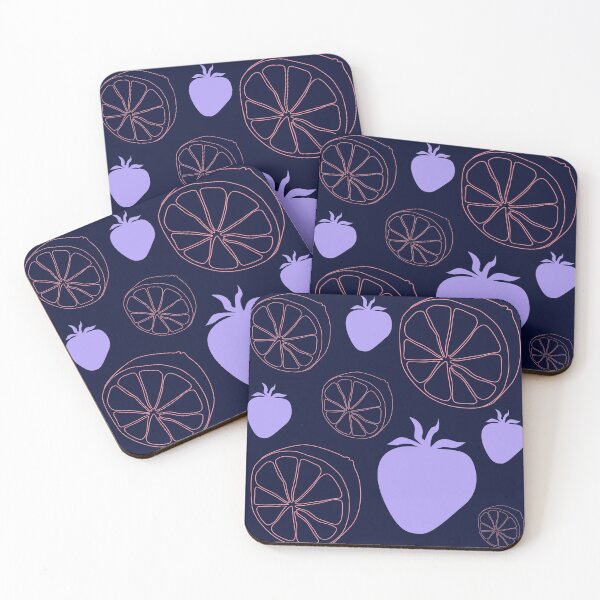 Item preview, Fruity strawberry citrus pattern designed and sold by LiliesValley.