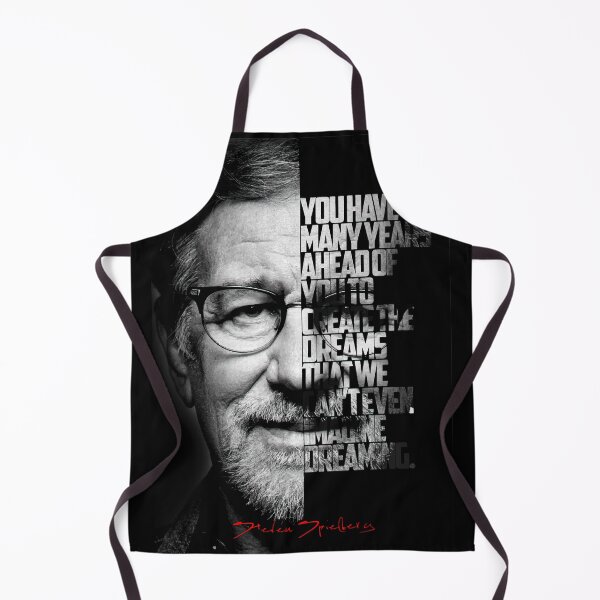 Item preview, Black and white Steven Speilberg quote poster designed and sold by Enea Kelo.