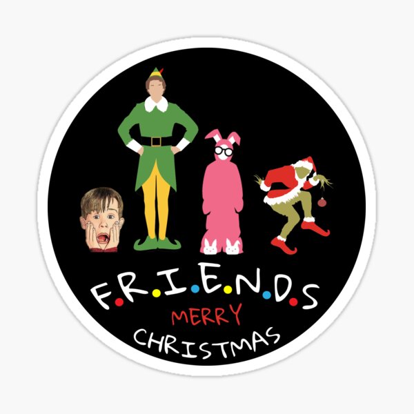 christmas elves grinch funny christmas ugly christ' Sticker