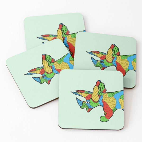 Item preview, Pop Art Triceratops designed and sold by Geometrico22.