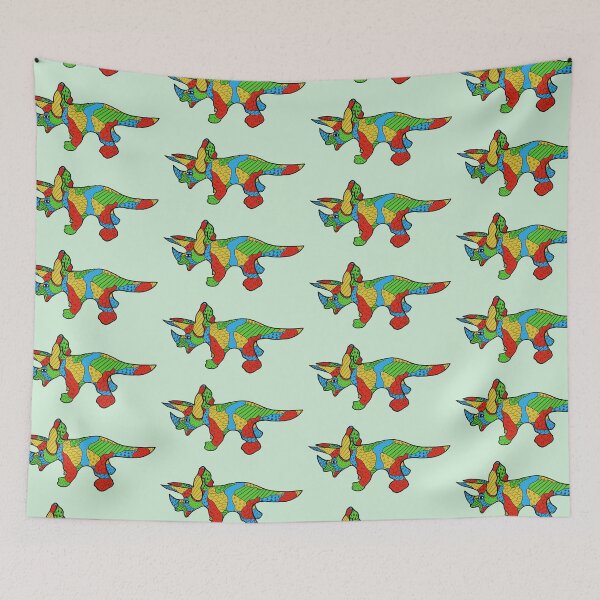 Item preview, Pop Art Triceratops designed and sold by Geometrico22.