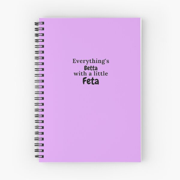 Item preview, Everything's Betta With a Little Feta Greek Quotes Gifts designed and sold by TheGreekGuy.