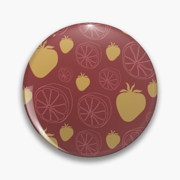Item preview, Fruity strawberry citrus pattern designed and sold by LiliesValley.