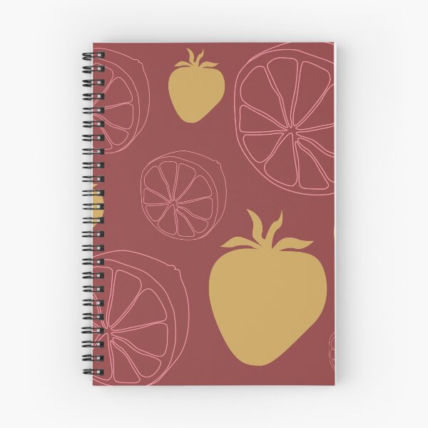 Item preview, Fruity strawberry citrus pattern designed and sold by LiliesValley.