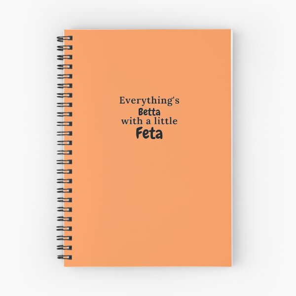 Item preview, Everything's Betta With a Little Feta Greek Quotes Gifts designed and sold by TheGreekGuy.