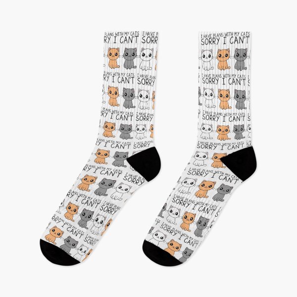Item preview, Sorry I Can't I Have Plans With My Cats designed and sold by TashaVector.