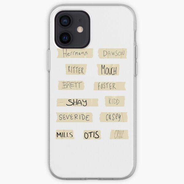 Etiquetas para taquillas de Chicago Fire - Paquete de pegatinas Funda blanda para iPhone