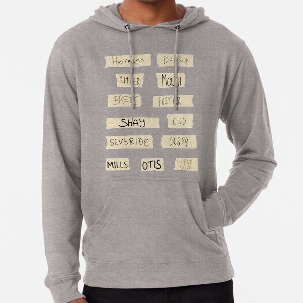 Chicago Fire Locker Lables - Sticker pack Lightweight Hoodie