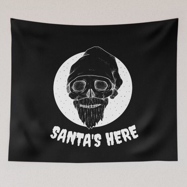 Item preview, Evil Christmas Santa Skull Xmas designed and sold by jacks-tees.