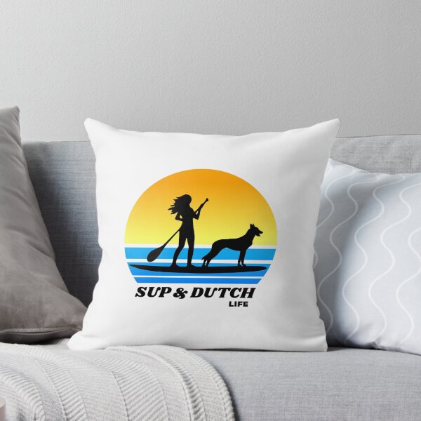Item preview, SUP and Dutch Life - Paddleboarding Dutch Shepherd  designed and sold by Guarddogdrive.