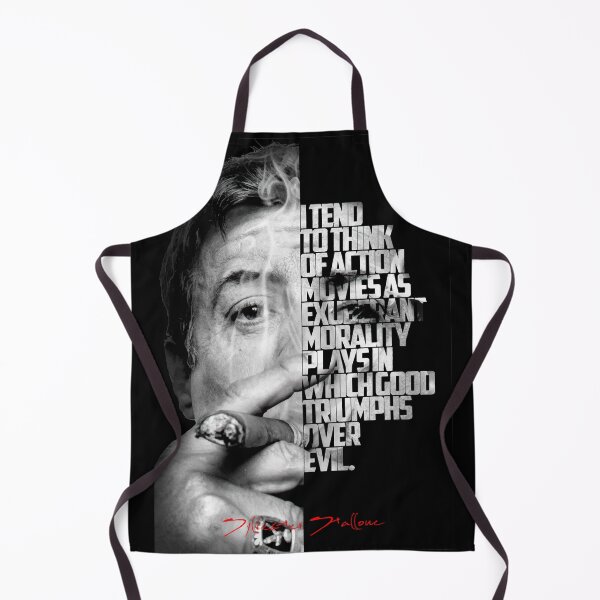 Item preview, Black and white Sylvester Stallone quote poster designed and sold by Enea Kelo.