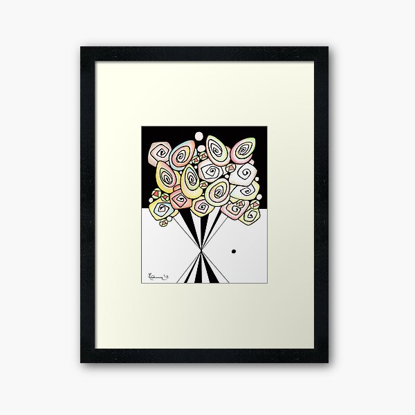Bouquet Number  Six Framed Art Print
