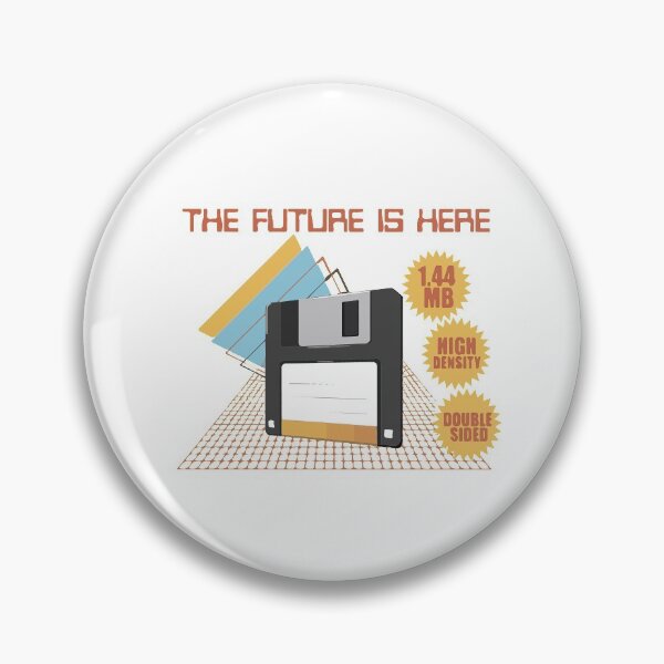 Artikelvorschau, 3.5 inch floppy dics the future is here 80s entworfen und verkauft von RisingTE.