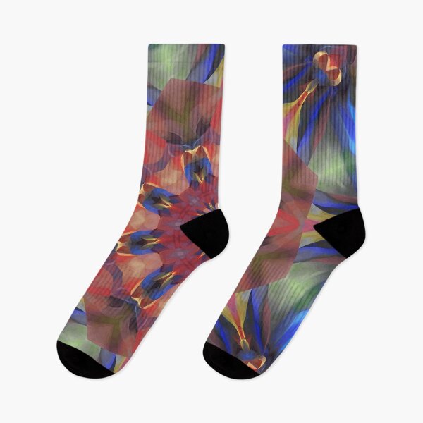Item preview, Patrón radial multicapa multicolor 7 designed and sold by taiche.