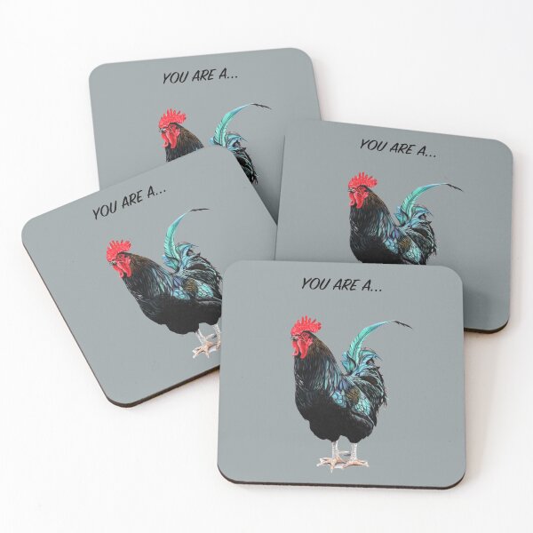 Item preview, RUDE COCKEREL SLOGAN - COCKEREL SLOGAN - COCKEREL - COCKEREL FUNNY - ROOSTER FUNNY - ROOSTER designed and sold by IslesArt.