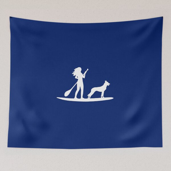 Item preview, Women's SUP Stand Up Paddleboarding Dutch Shepherd  designed and sold by Guarddogdrive.