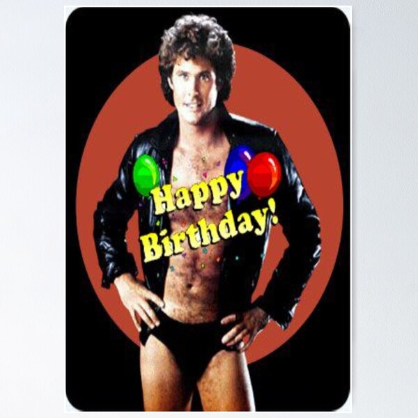 Item preview, HAPPY BIRTHDAY from the HOFF designed and sold by Eric Shields.