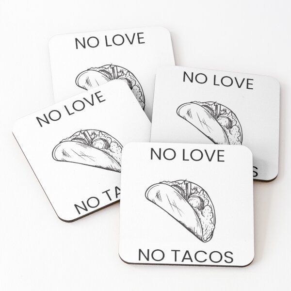 Item preview, No Love No Tacos designed and sold by le-rose-deals.