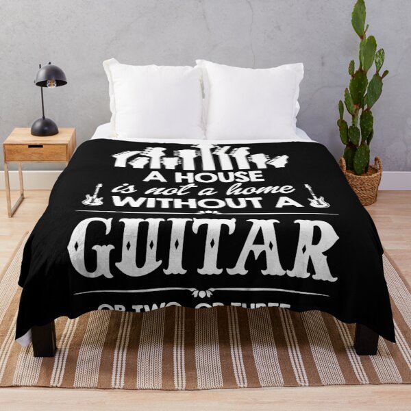 Item preview, A House Is Not A Home Without A Guitar designed and sold by designbychow.