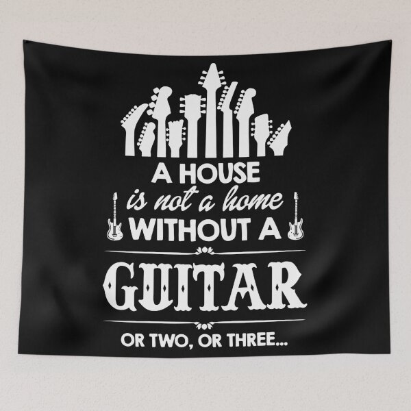 Item preview, A House Is Not A Home Without A Guitar designed and sold by designbychow.