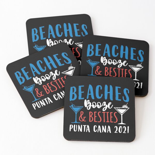 Item preview, Booze Besties Bachelorette Punta Cana 2021 Girls Trip print designed and sold by jakehughes2015.