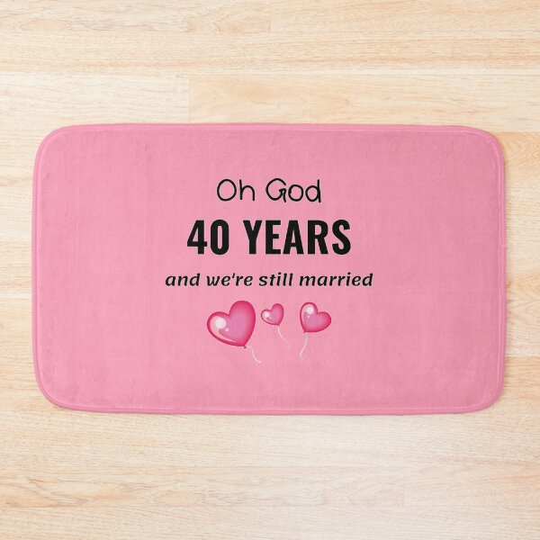 Item preview, 40th Wedding Anniversary Funny Gift for Him or Her designed and sold by TheGreekGuy.