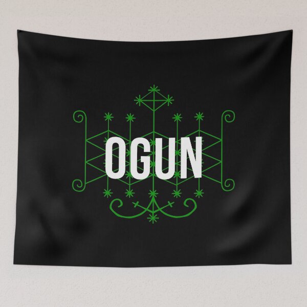 Item preview, African God Veve Yoruba Santeria Orisha Ogun design designed and sold by jakehughes2015.