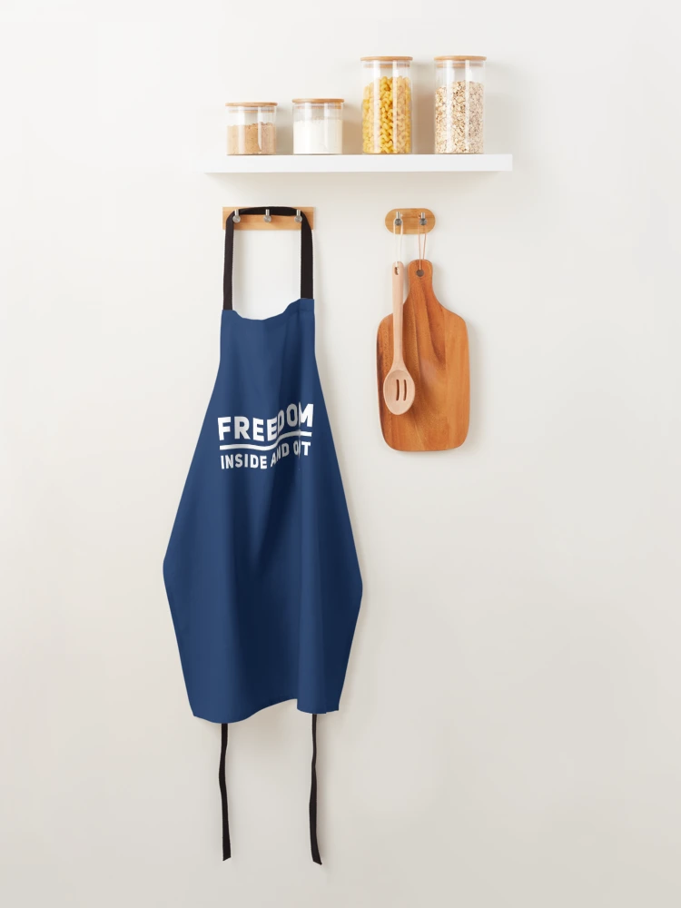 Thumbnail 4 of 6, Apron, Freedom Inside and Out designed and sold by Jon Raso.
